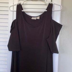 Chico’s Maxi Dress-cold shoulder